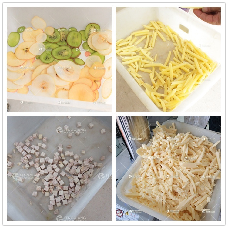 Electric Tomato Cucumber Onion Rings Plantain Banana Chips Chipper Cutting Cutter Slicing Slicer Making Machine