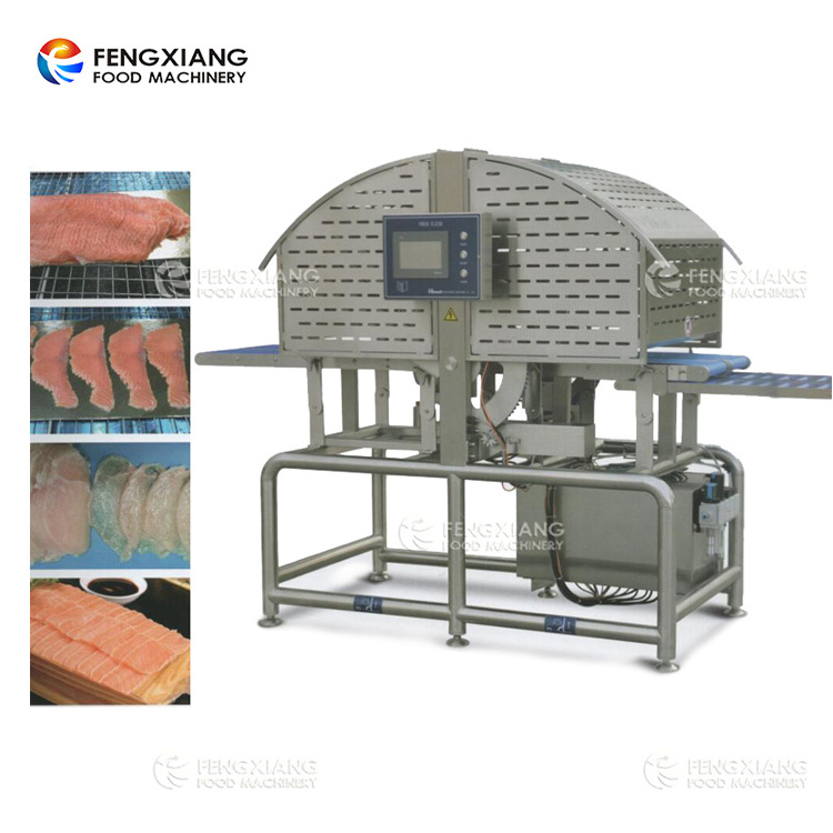 Automatic Multi Angle Salmon Slicing Machine Chicken Breast Slicer at high speed