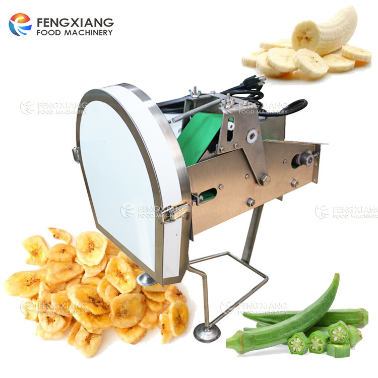 FC-302 Electric Desk-top Green Onion leek Slicing machine Banana Plantain chip Cutter