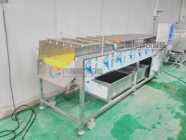 High Pressure Spray Watermelon Mango Apple  Orange Citrus Fruit And Vegetable Brush Washing Machine