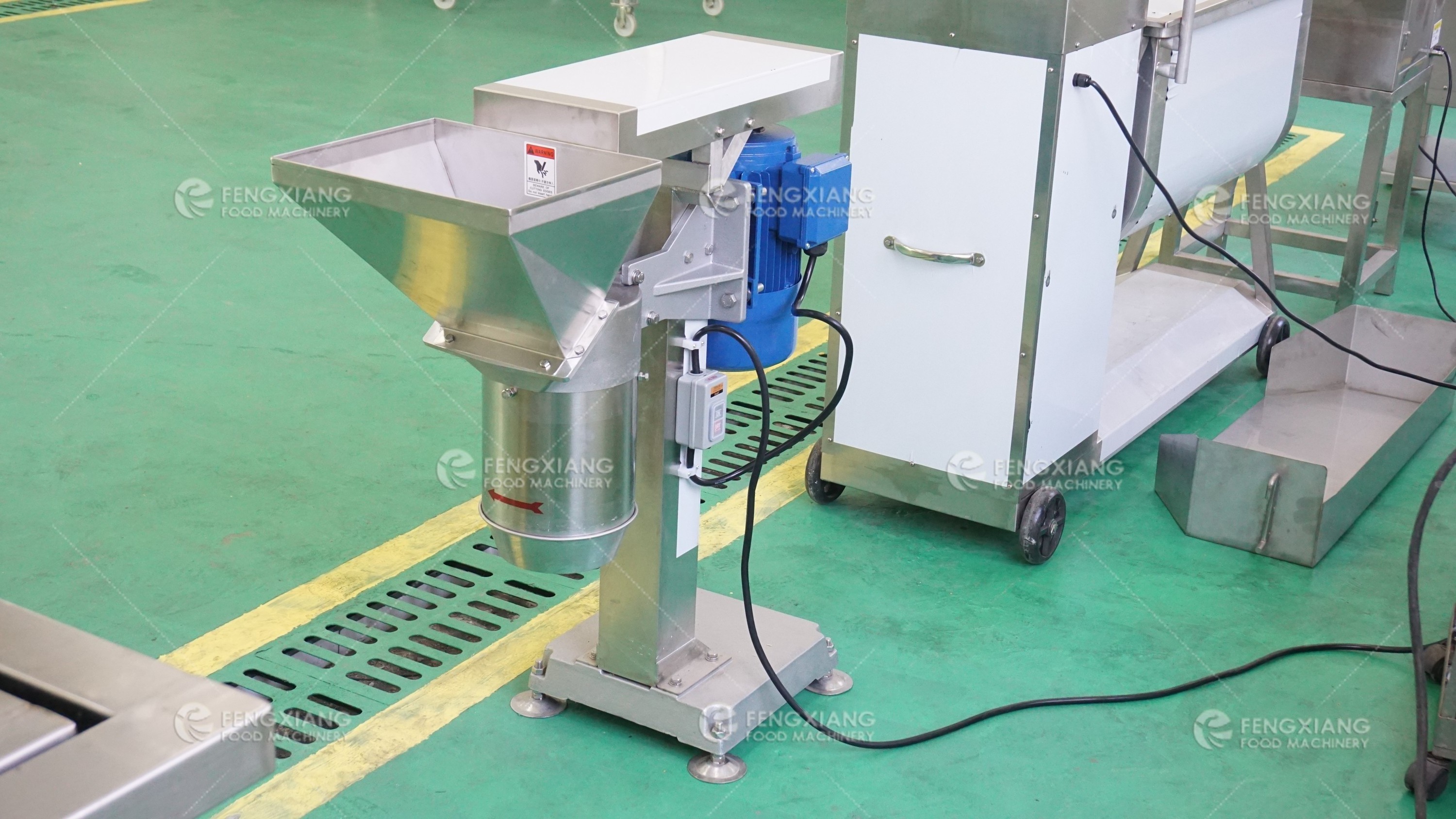 FC-307 SUS304 material Large Inlet Garlic Ginger Tomato Paste Grinding Chopper Making Machine for vegetable plant