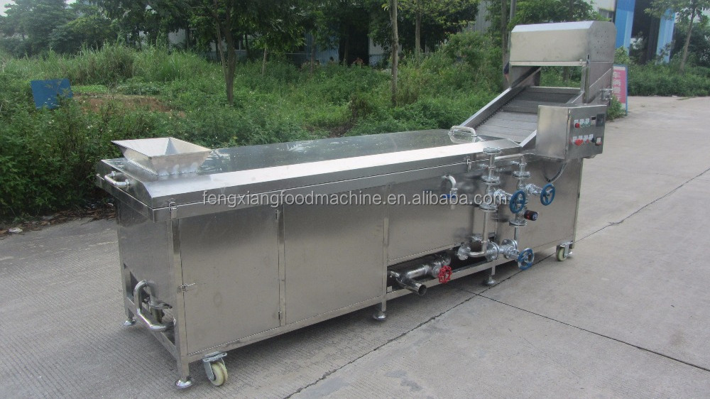 CE Qualified Full Automatic Industrial Vegetable Blanching Machine