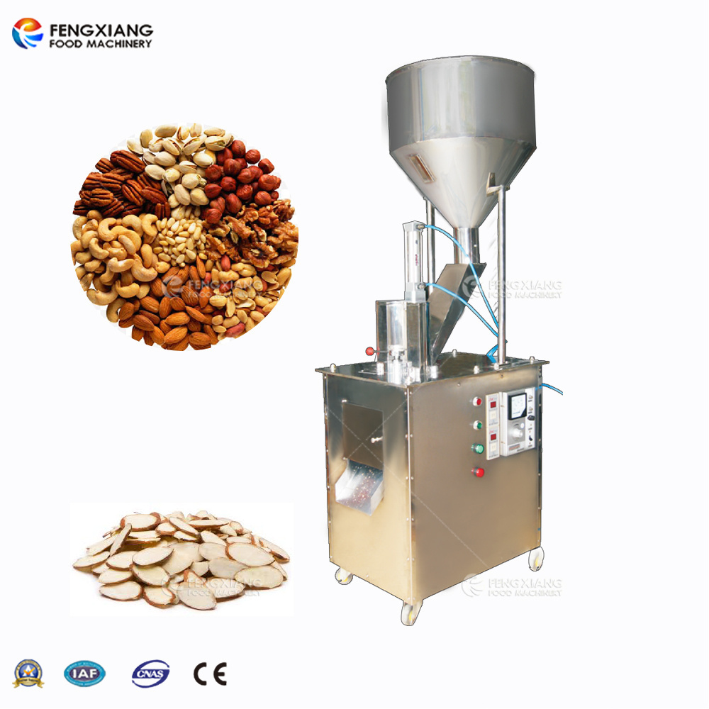 Thickness Adjustable Peanut Slicing Machine Almond Nut Slicer Machine