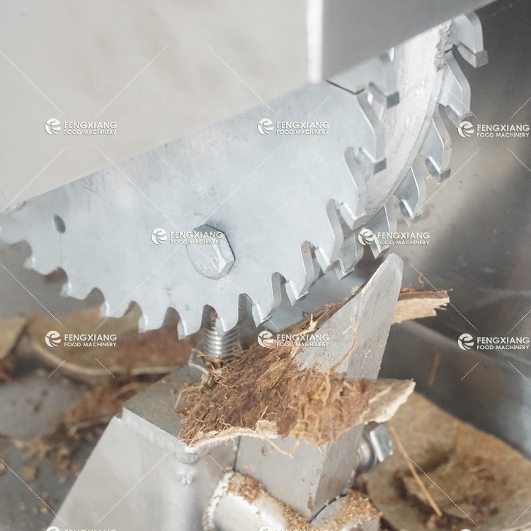 Coconut shelling machine Hard shell husking peeling machine