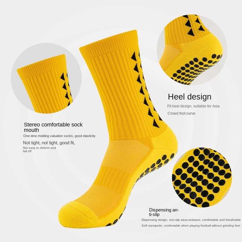 wholesale dispensing socks grip glue socks design oem non slip anti slip elite tapedesign socks for men