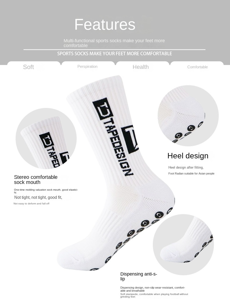 silicone dispensing socks soccer anti slip stockings grip design socks football athletic elite ankle socks