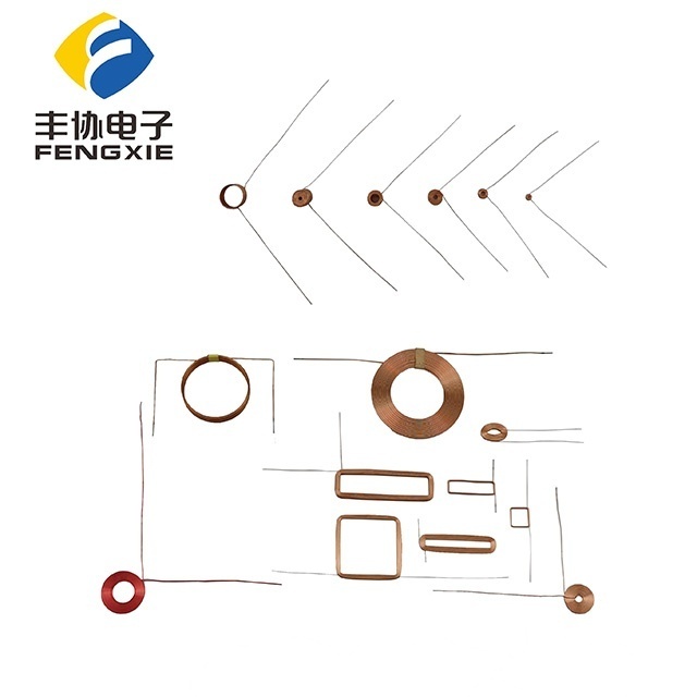 Factory custom  self-bonded winding copper air core coil/ voice coil for motor/charging