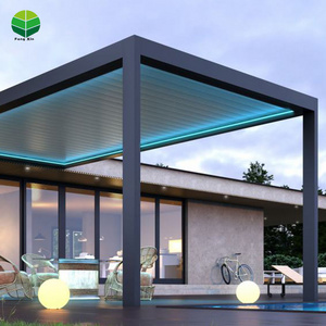 bioclimatic motorized awning pergolas gazebosReasonable Price Customise Aluminium Motorized  Pergola Gazebo