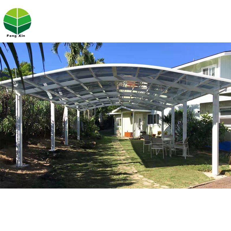 Trade Assurance  Aluminum Profile For Carport Wind Resistant Canopy Car Parking Shelter