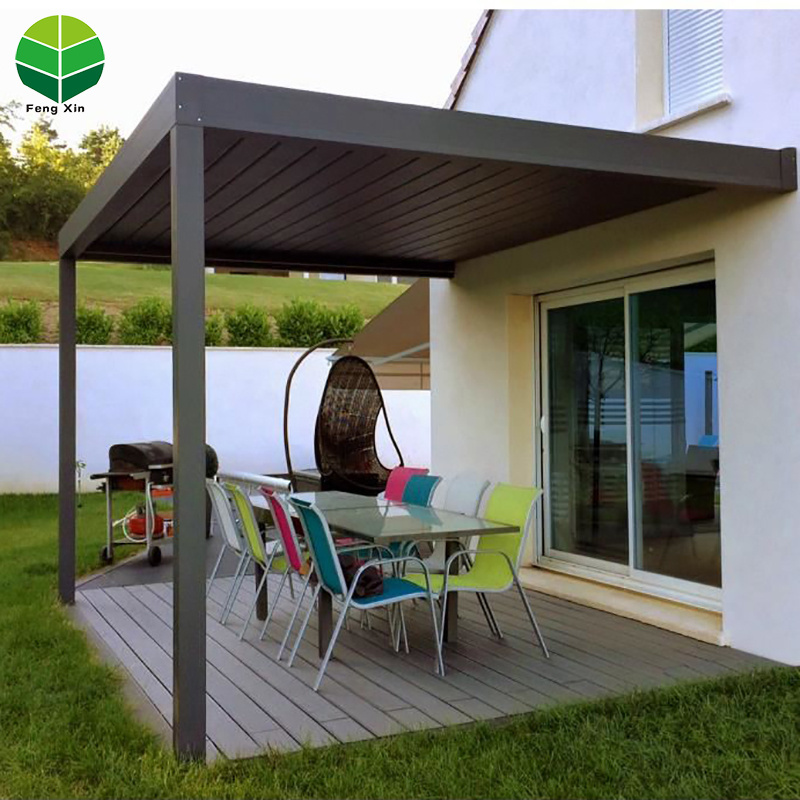 Canopy & Gazebo & Pergola Design Bioclimatic Pergola Aluminum  Gazebo Louver Pergola Over Deck