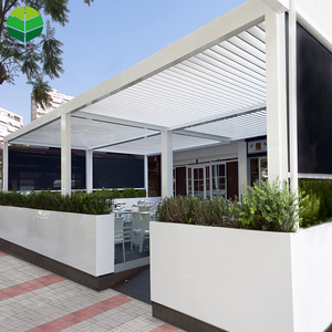 Canopy & Gazebo & Pergola Design Bioclimatic Pergola Aluminum  Gazebo Louver Pergola Over Deck