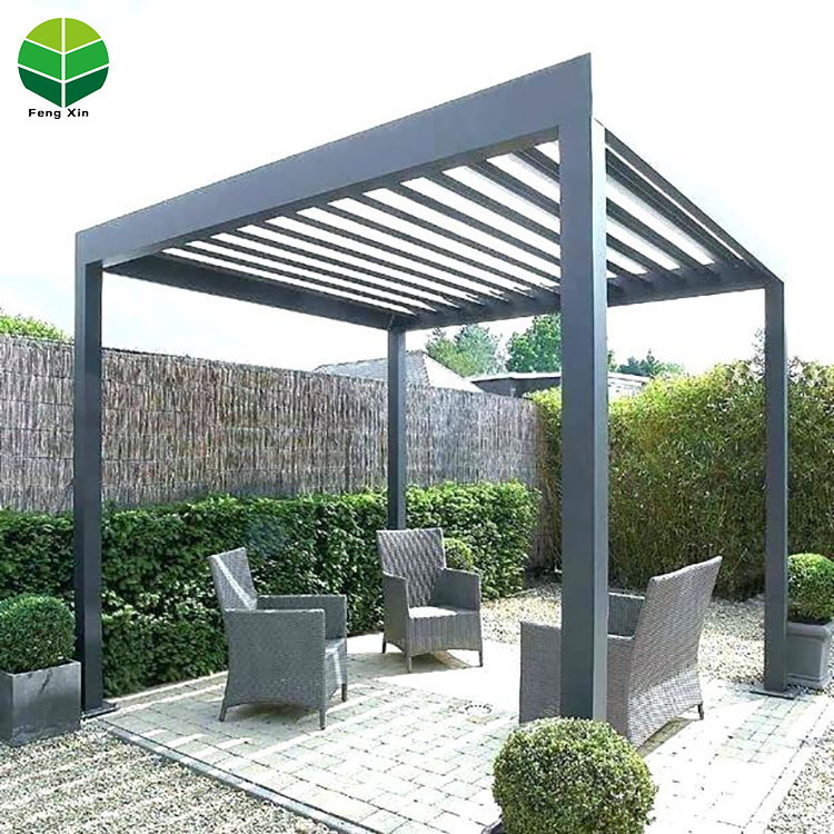 Top Quality  used arches arbours pergolas for sale Dealers Aluminum Adjustable Pergola Gazebo Louvres