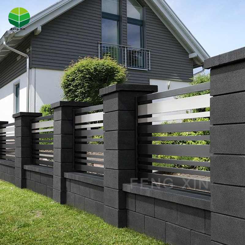 modern garden farm outdoor aluminum picket fence retractable electric fence products