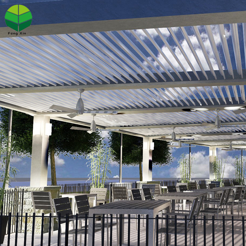 Canopy & Gazebo & Pergola Design Bioclimatic Pergola Aluminum  Gazebo Louver Pergola Over Deck