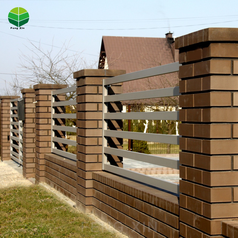 Outdoor Modular Fencing System Cheap Metal  Panels Electric Door Farm Garden Fencing Aluminum Fence