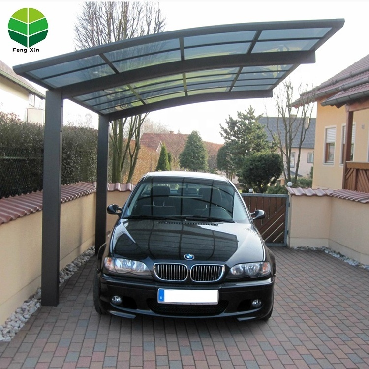 Trade Assurance  Aluminum Profile For Carport Wind Resistant Canopy Car Parking Shelter