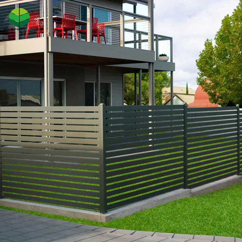 modern garden farm outdoor aluminum picket fence retractable electric fence products