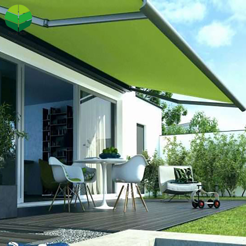 outdoor waterproof  full  retractable folding arm awning for garden