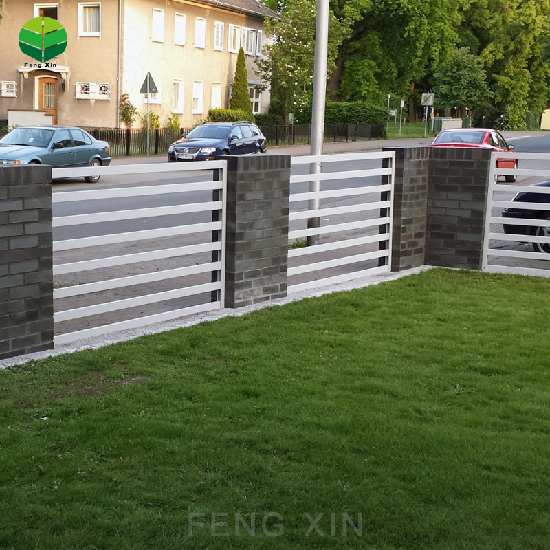 Outdoor Modular Fencing System Cheap Metal  Panels Electric Door Farm Garden Fencing Aluminum Fence