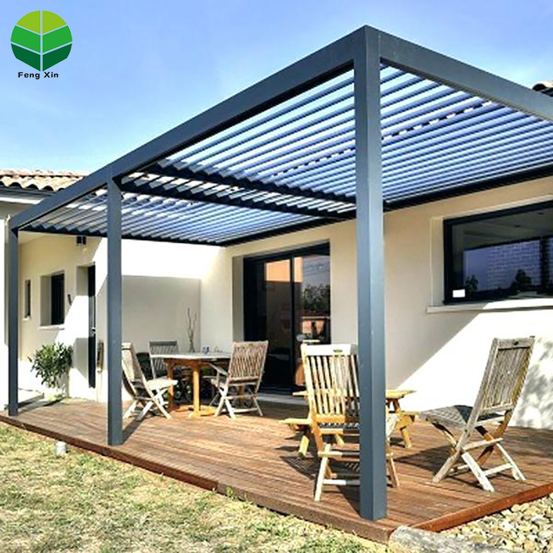 Canopy & Gazebo & Pergola Design Bioclimatic Pergola Aluminum  Gazebo Louver Pergola Over Deck