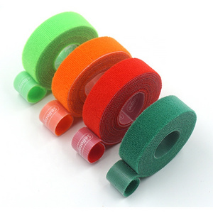 self adhesive cable ties nylon double sided back to back combination polyester hook and loop fabric tape