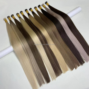 Invisible Genius Weft Hair Extension  Double Drawn Virgin Russian Seamless Pu Skin New Genius Weft