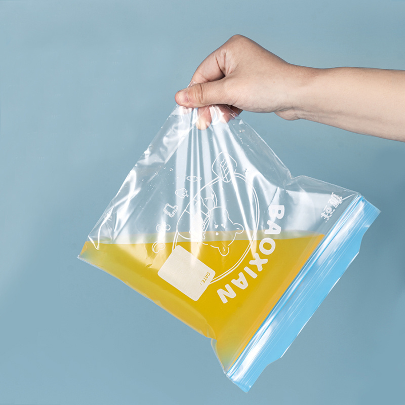 LDPE Household Plastic Grip Seal Zip lock Bag Freezer Sandwich Zipper Bags