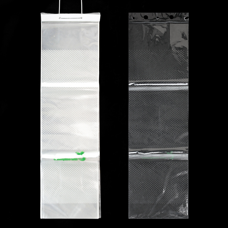 Micro perforated clear plastic packaging food bag for fruit and vegetable