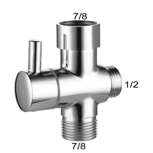 Valve application zinc alloy toilet wall brass angle valve 7/8 4/6 American standard