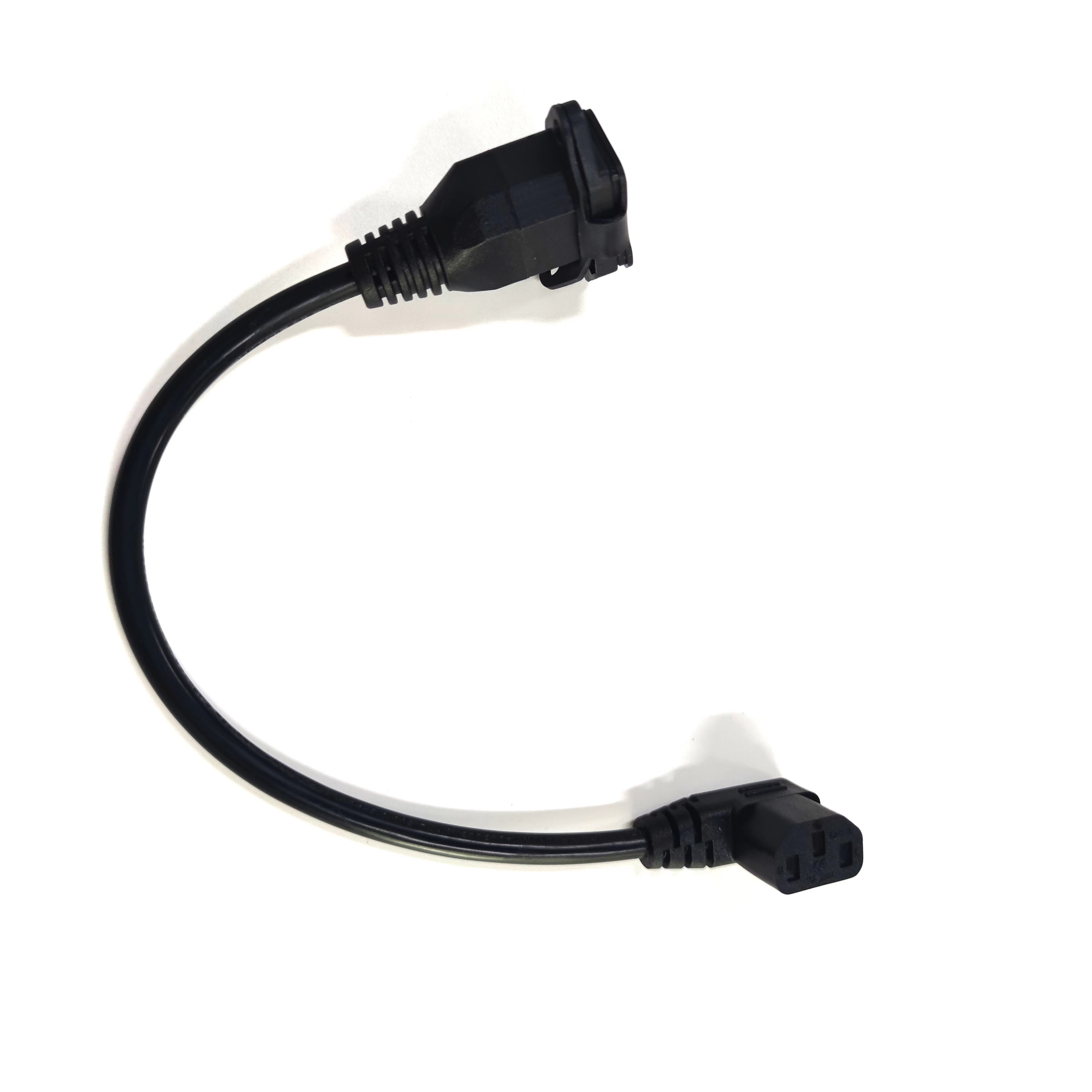 AC power cord CPU PDU waterproof IEC320 C14 to C13 power cord with cover