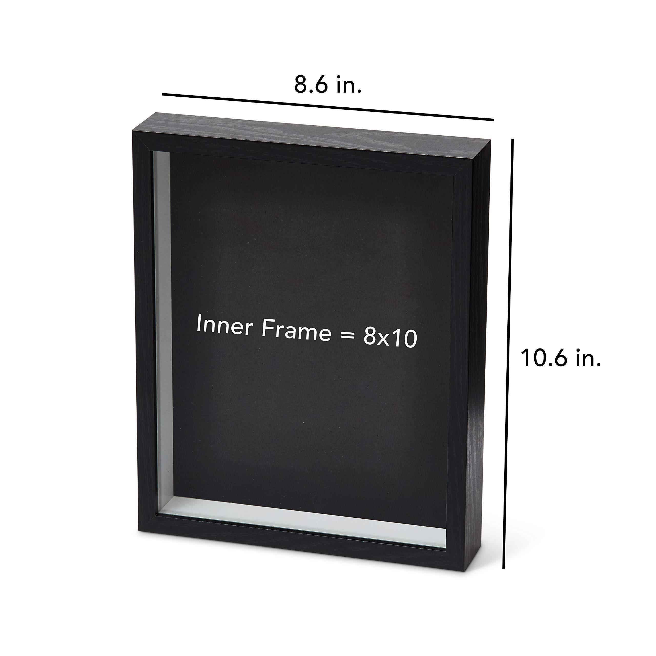 AMAZON black white shadow box display stand table box 6x8 8x10 11x14 12x12 16x24 picture photo frame souvenir