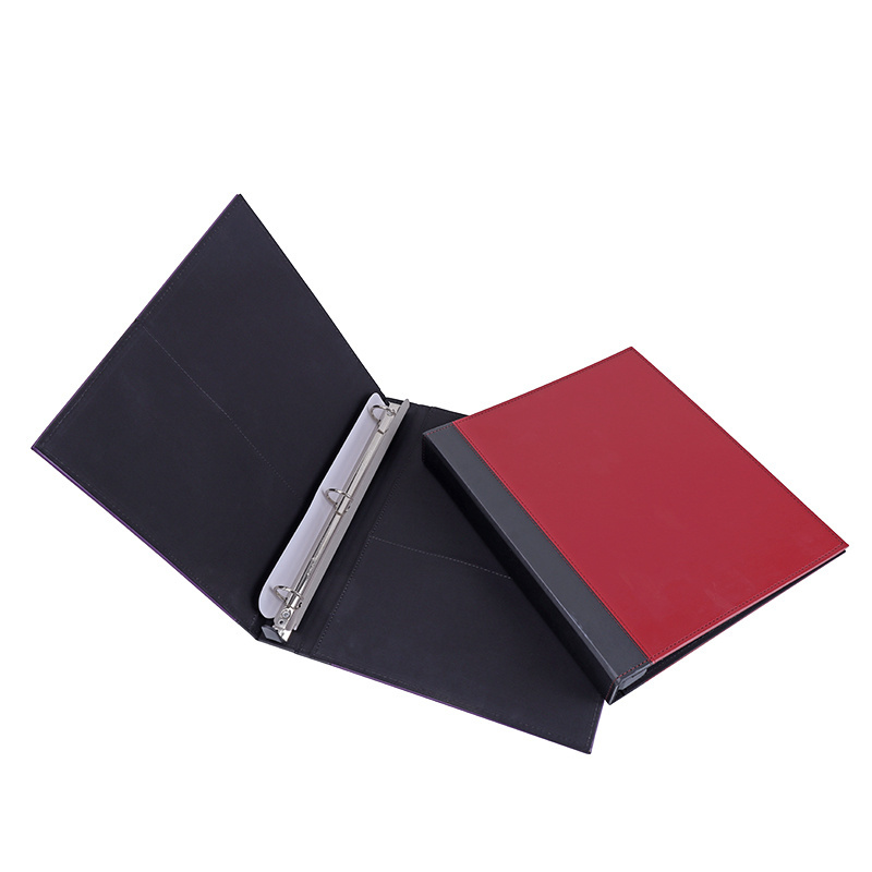 Padfolio Folder Faux Leather Folder 3 Ring Binder Storage Clipboard Business Custom Perfect Letter size 3 Ring Binder