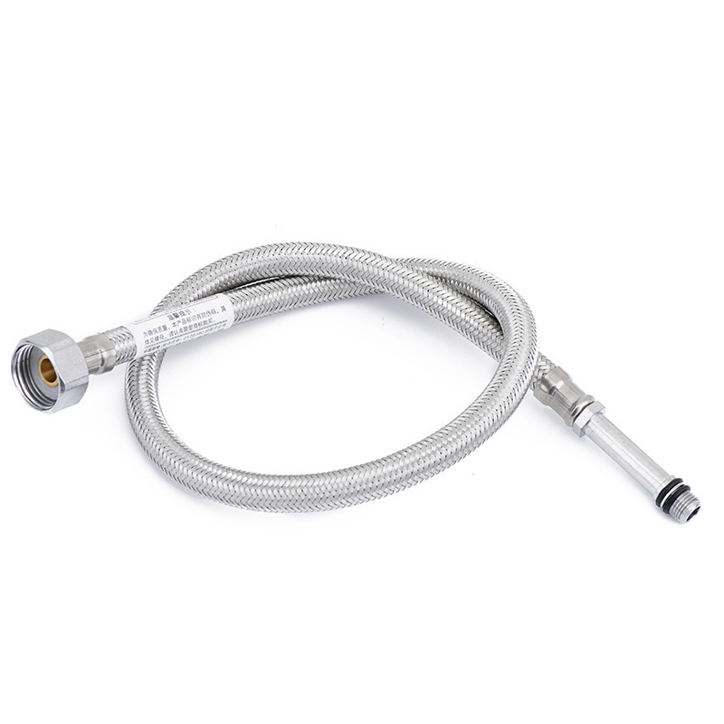 supply line 304 stainless steel braided hose metal water filling single pointed washbasin cold and hot faucet