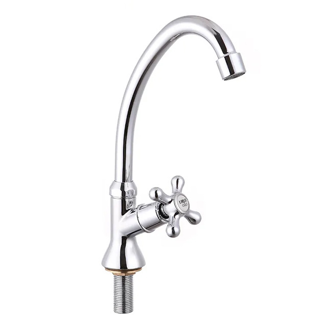 LIRLEE Hot Sale Durable Single Handle Zinc Alloy Stainless Steel Kitchen Faucet Water Taps