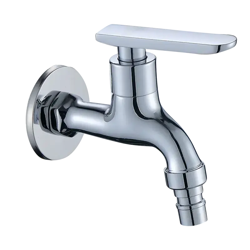 Wall Mounted Brass Ball Short Bibcock Garden Bibcock Washing machine Tap Basin Tap Hose Cock Cold Water Faucet