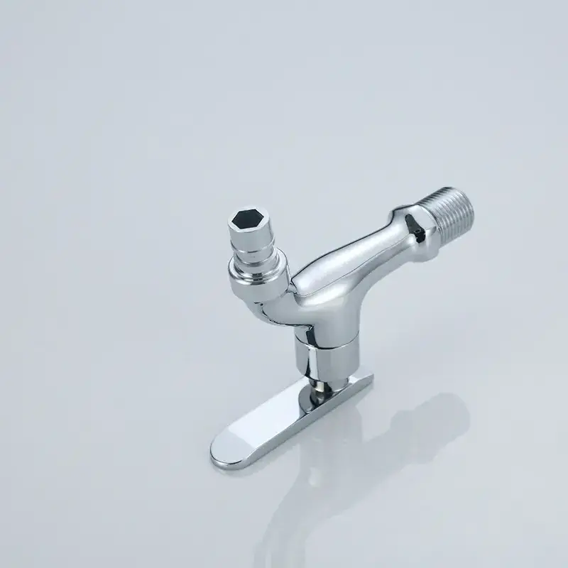 Wall Mounted Brass Ball Short Bibcock Garden Bibcock Washing machine Tap Basin Tap Hose Cock Cold Water Faucet