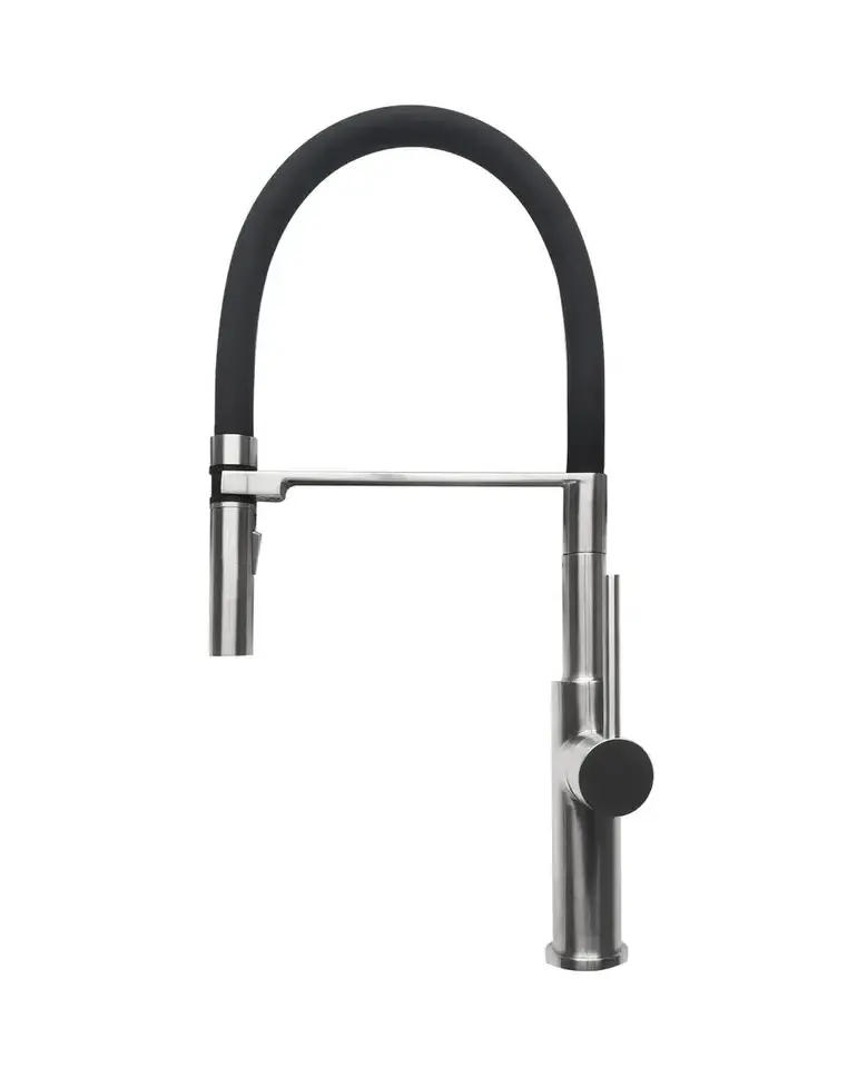 Drinking Mixer Tap Low MOQ Cheap price wall mounted pull out kitchen faucet with sprayer brushed nickel 3 Way Filtered