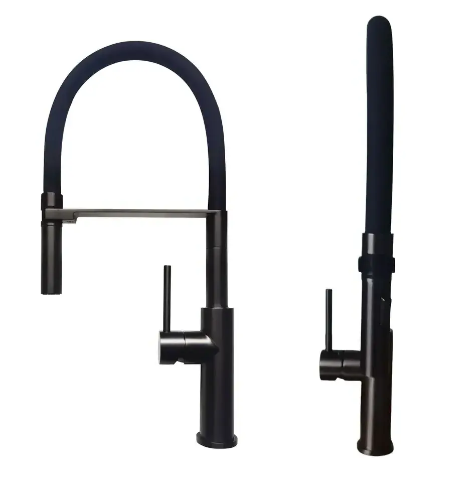 Drinking Mixer Tap Low MOQ Cheap price wall mounted pull out kitchen faucet with sprayer brushed nickel 3 Way Filtered