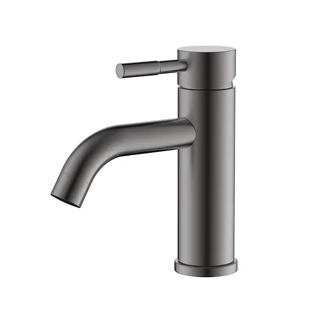 low price bathroom faucets Single hole deck mounted basin tap wash modern stainless steel basin mixer faucets