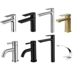 low price bathroom faucets Single hole deck mounted basin tap wash modern stainless steel basin mixer faucets