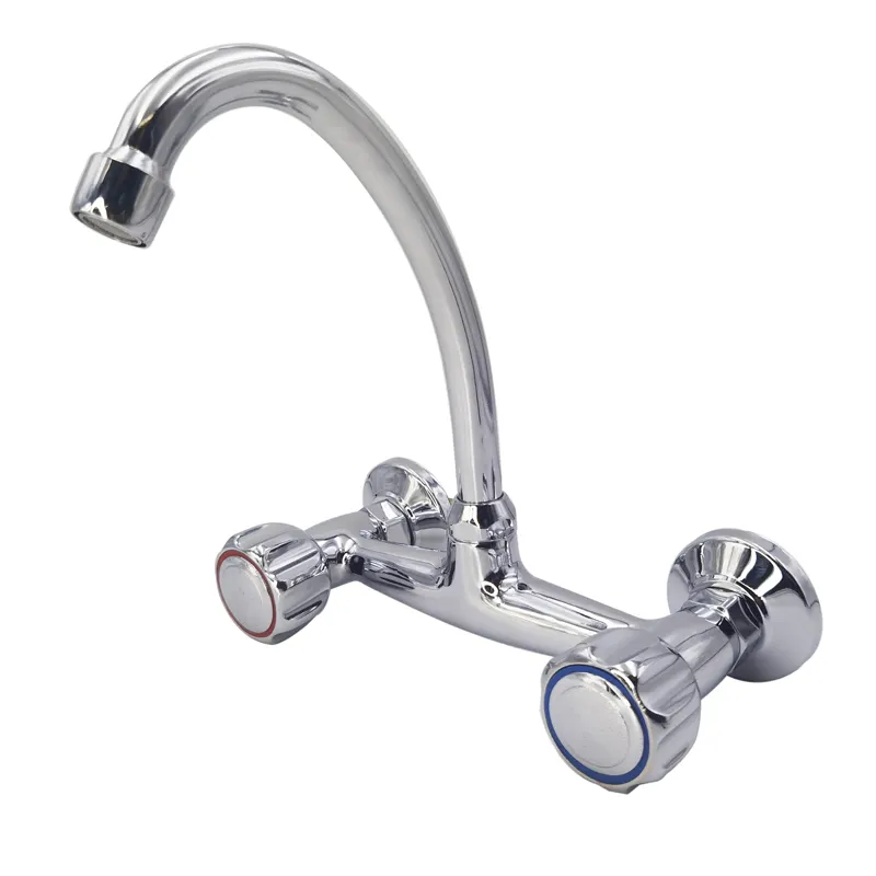 faucets, mixers & taps bath shower faucets two holes double handle modern contemporary Zinc Chromed Metal Ceramic