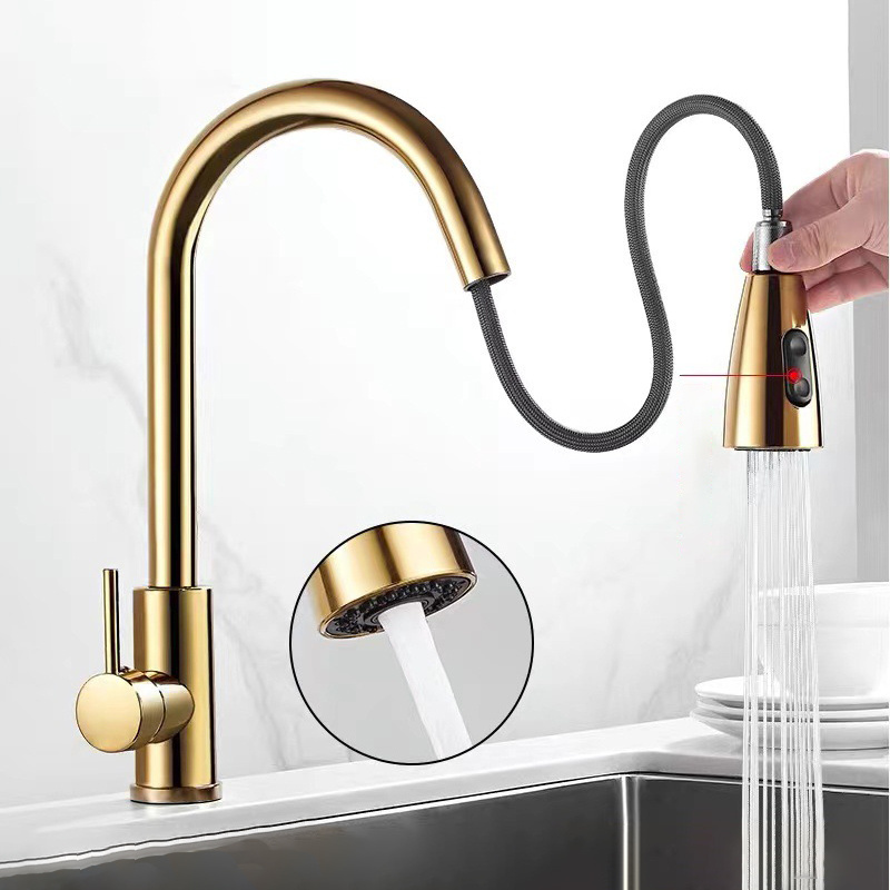 Modern Multifunction Flexible kitchen faucet kitchen sink faucet pull out Kitchen tap