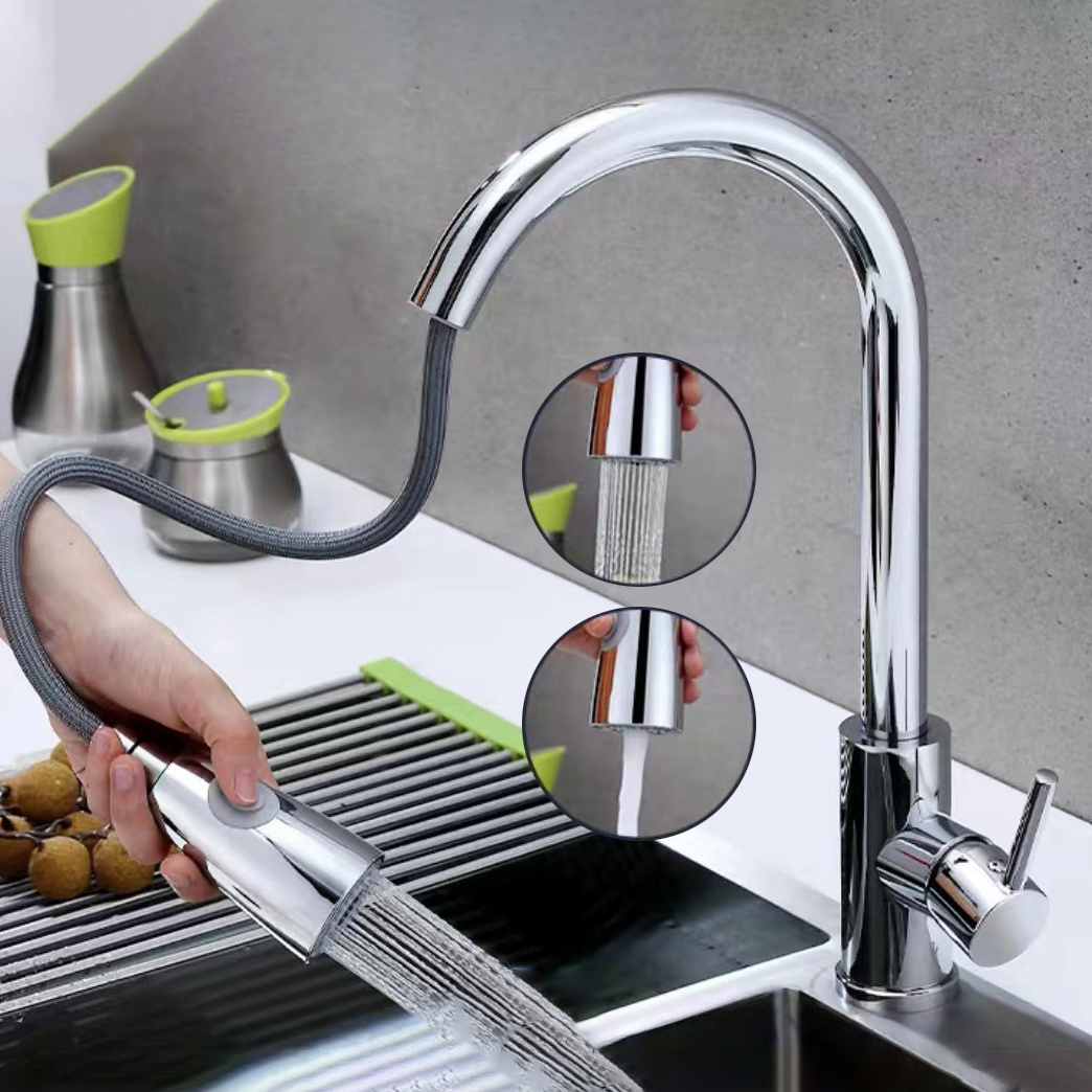 Modern Multifunction Flexible kitchen faucet kitchen sink faucet pull out Kitchen tap