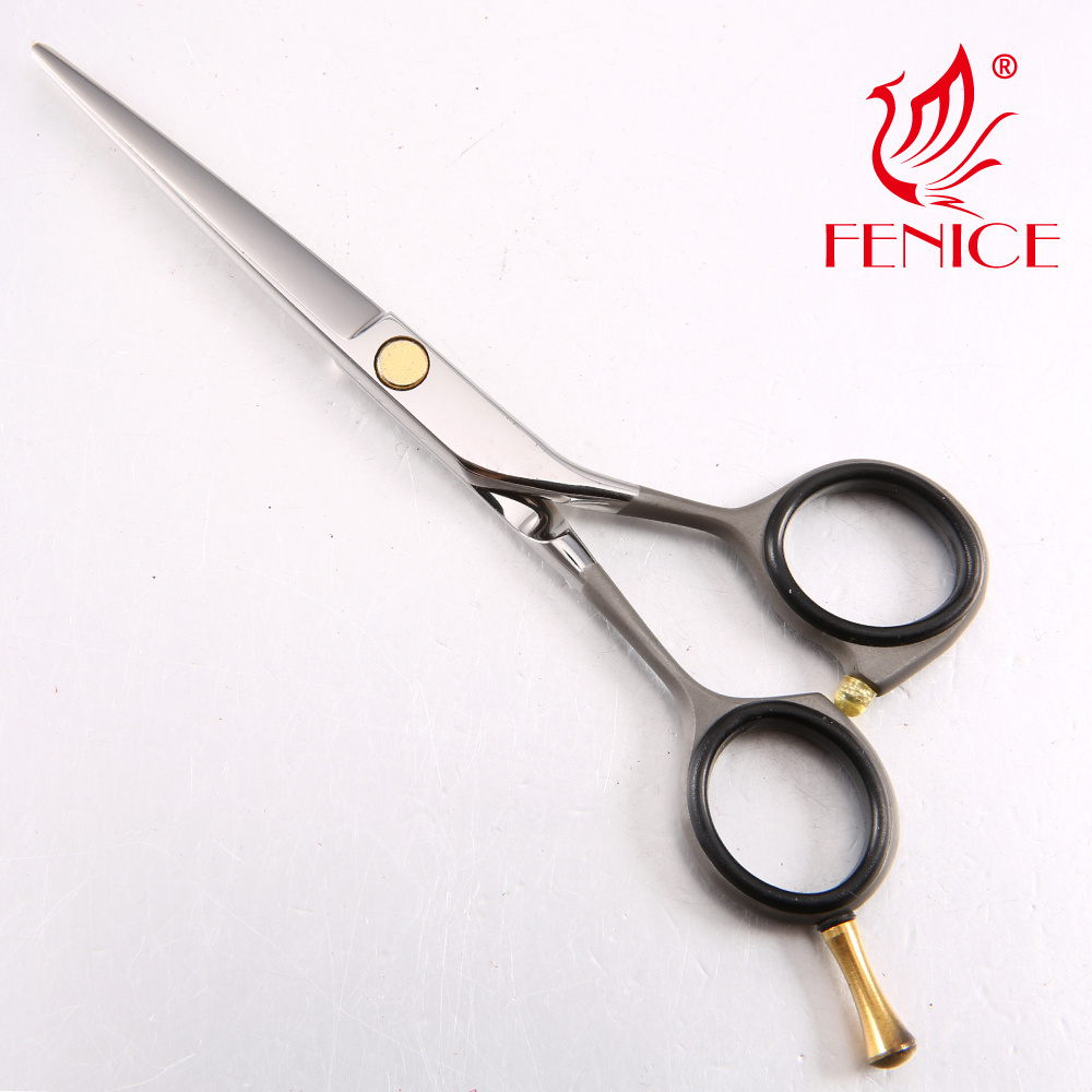 Fenice Private Label Stainless Steel Shears 6 Inch Hair Cut Scissors for Hairdressers