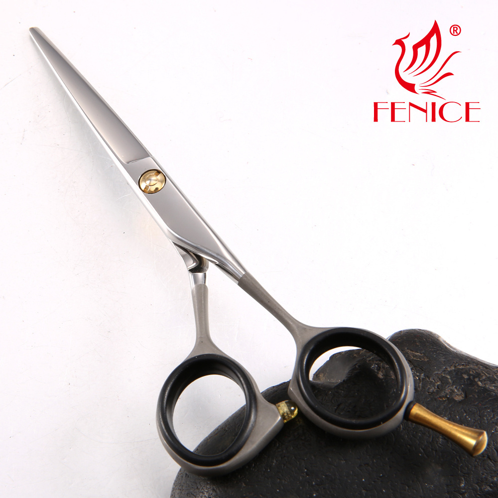 Fenice Private Label Stainless Steel Shears 6 Inch Hair Cut Scissors for Hairdressers