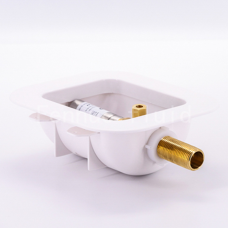 Best quality  Ice Maker  Stop Valve Outlet Box with 1/4 Turn Lead Free ball Valve  ss water hammer arrestor  CUPC certified