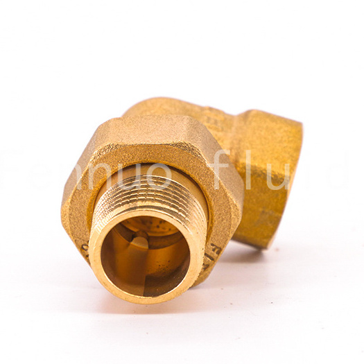 Sell Well Forged Brass Elbow Unions M*F  Plumbing Threaded Pipe Fittings F*F Male/Female Plumbing parts brass pipe fittings