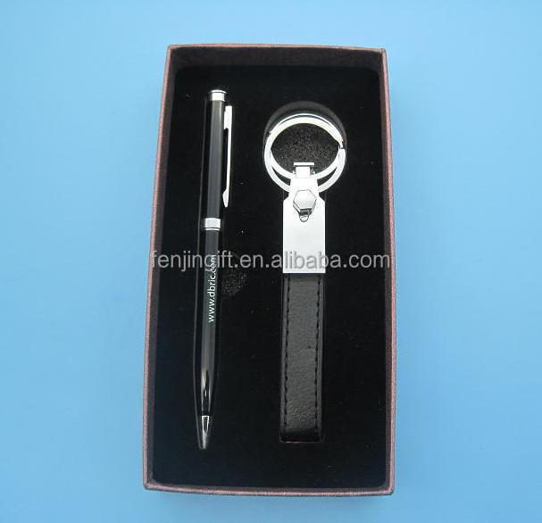 Custom gift pen set with box good quality metal ball pen set with box packaging with your brand logo