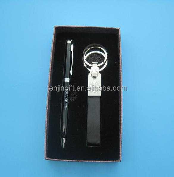 Custom gift pen set with box good quality metal ball pen set with box packaging with your brand logo