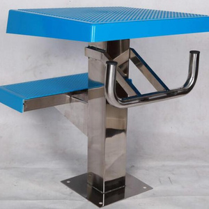 swimming pool starting block used/ swimming pool diving platform